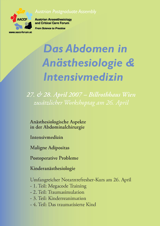 PRINT - AACC-Forum 2007 - Das Abdomen in Anästhesiologie & Intensivmedizin - Kongressprogramm, Wien